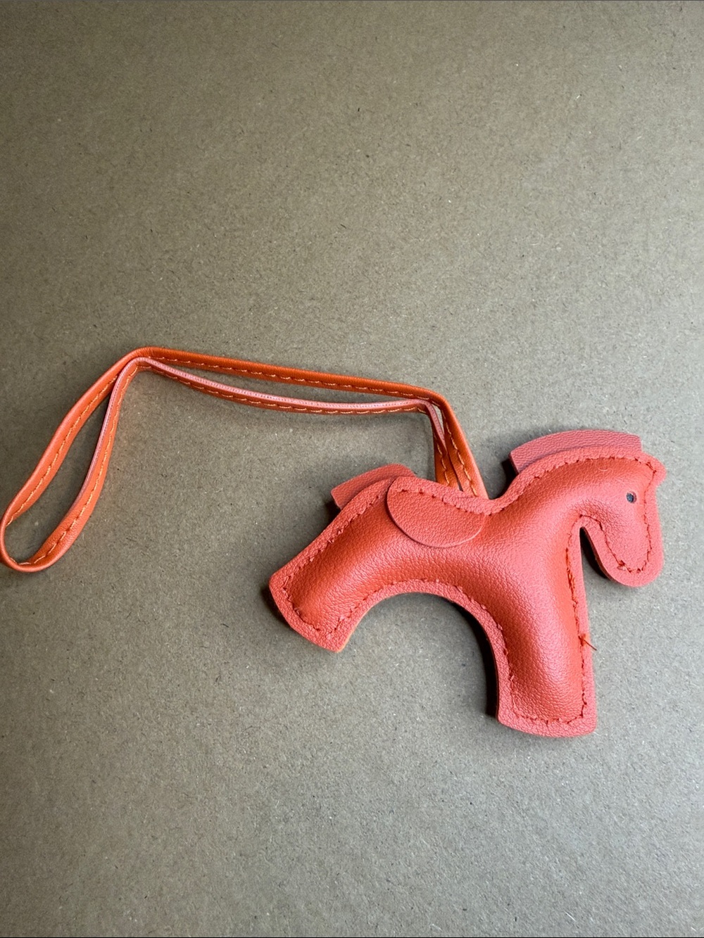 Orange Horse Bag Purse Tote Charm